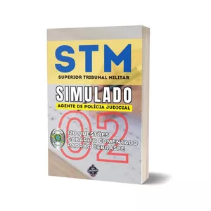 Imagem de capa para o Ebook 2° SIMULADO - AGENTE DA POLÍCIA JUDICIAL (STM)