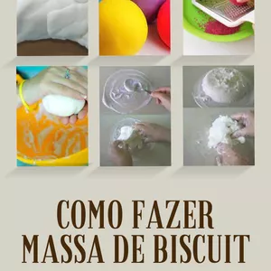 Imagem de capa para o Ebook Como Fazer Massa de Biscuit