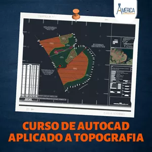 Imagem de capa para o Curso online CURSO AUTOCAD VOLTADO A TOPOGRAFIA