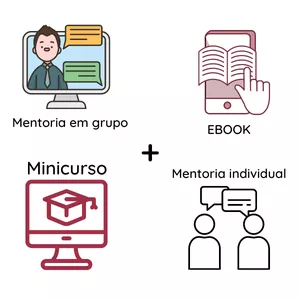 Imagem de capa para o Curso online Mentoria em grupo + ebook + minicurso + 2 sessões individuais