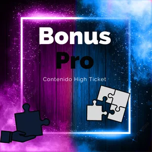 Imagem principal do produto Bonus PRO (Contenido High Ticket para Afiliados)
