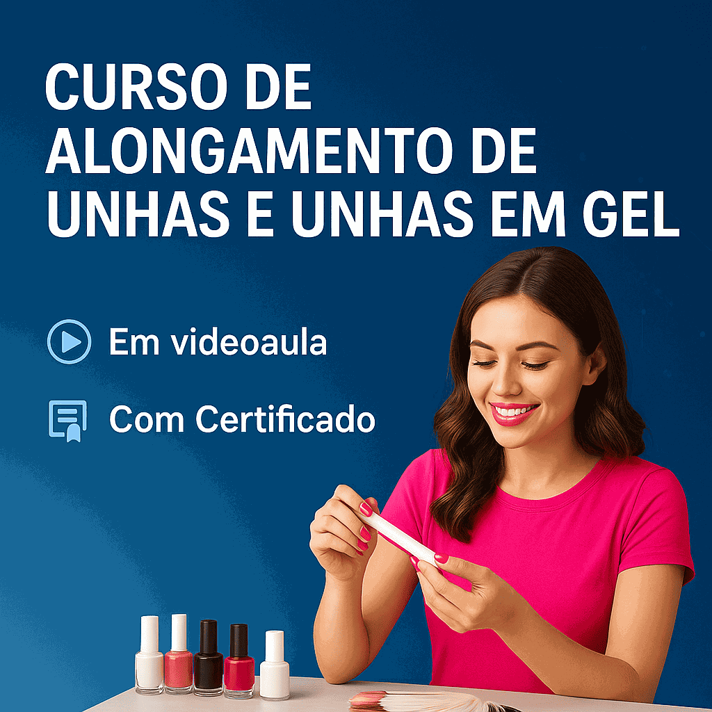 Curso de Alongamento de unhas e Unhas em Gel>