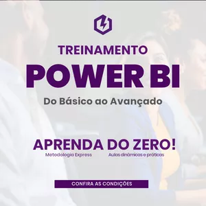 Imagem de capa para o Curso online Treinamento Básico de Power BI