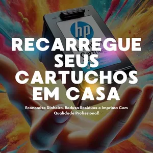 Imagem de capa para o Ebook Ebook Recarregue Seus Cartuchos em Casa