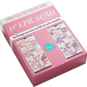 Pack Feed Instagram (D) Epilação