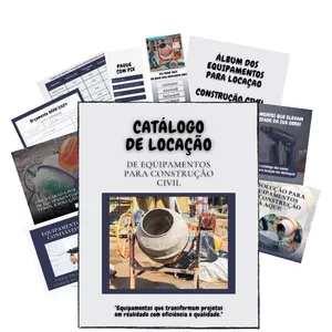 Imagem de capa para o Curso online Catálogo para LOCAÇÃO DE EQUIPAMENTOS DE CONSTRUÇÃO CIVIL