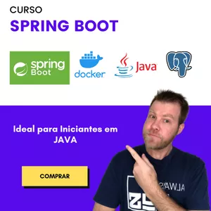Imagem de capa para o Curso online Spring Boot + REST API com Arquitetura Hexagonal