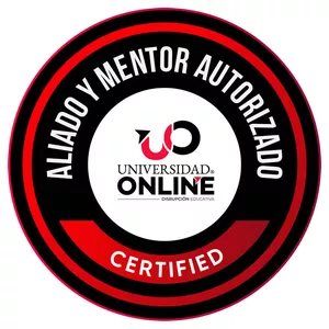 Imagen de portada para Ebook 🔥 Insigia Digital de Aliado y Mentor Autorizado de Universidad.Online®