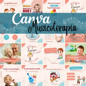 Imagem de capa para o Curso online CANVA MUSICOTERAPIA