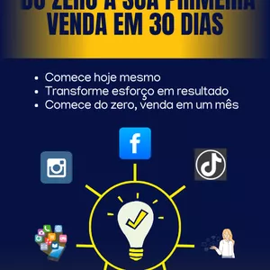 Imagem de capa para o Ebook Do Zero à Sua Primeira Venda em 30 Dias