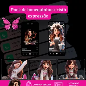 Imagem de capa para o Ebook Bonequinhas expressões cristã