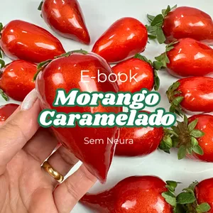 Imagem de capa para o Ebook E-book Morango Caramelado Sem Neura