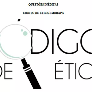 Imagem de capa para o Ebook CÓDIGO DE ÉTICA - EMBRAPA - 200 QUESTÕES INÉDITAS