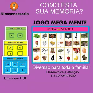 Imagem de capa para o Ebook JOGO MEGA MENTE