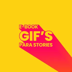 Imagem de capa para o Ebook Ebook de GIF’s para stories