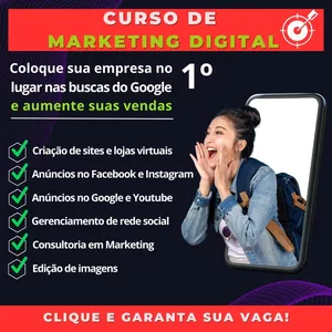 Imagem do curso Curso de Marketing e Design 