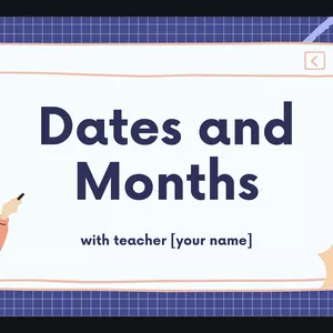 Cover image for Online course ESL A2 Lesson | Months and Dates &amp; Like + (VERB+ing)