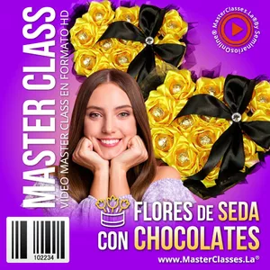 Imagen de portada para Curso online Flores de Seda con Chocolate