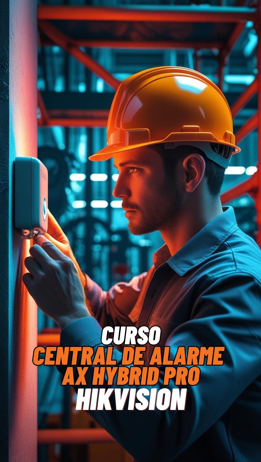 Imagem do curso Sistema de Alarme AX Hybrid Pro Hikvision: Domine a Linha Híbrida