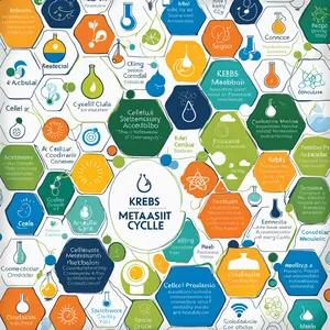 Imagem de capa para o Ebook Desvendando o Ciclo de Krebs: Uma Jornada Molecular pelo Coração do Metabolismo Celular