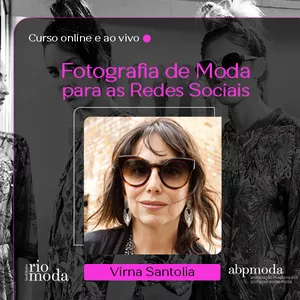 Imagem de capa para o Curso online Fotografia de Moda para as Redes Sociais