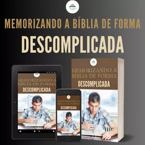 Imagem de capa para o Ebook Memorização Bíblica Descomplicada