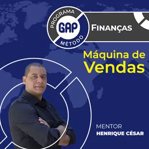 Imagem de capa para o Curso online PROGRAMA GAP MÉTODO [VENDAS] - Máquina de Vendas