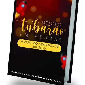 Imagem de capa para o Ebook Método Tubarão em vendas