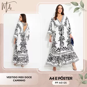 Imagem de capa para o Ebook Vestido Midi Doce Caminho