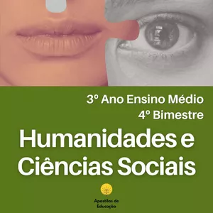 Imagem de capa para o Ebook Humanidades e Ciências Sociais 3º Ano 4º Bimestre (Ensino Médio) - Apostila com Planos de Aula
