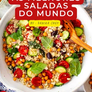Imagem de capa para o Ebook AS MELHORES SALADAS DO MUNDO