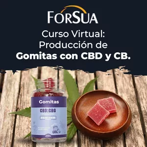 Imagen de portada para Curso online Curso Virtual: Producción de Gomitas con CBD y CBG