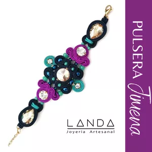 Imagen de portada para Curso online Maestría en Joyería Artesanal: Crea una Pulsera Soutache Jimena Paso a Paso