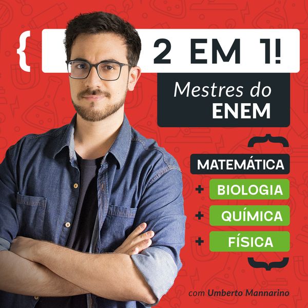 2 Em 1 Mestres Do Enem Matematica Natureza Umberto Mannarino Learn A New Skill Online Courses And Subscription Services Hotmart