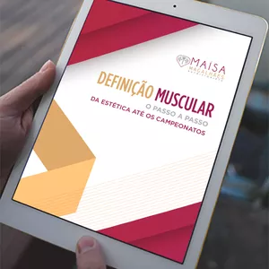 Imagem de capa para o Ebook Definição Muscular o passo a passo da estética até os Campeonatos