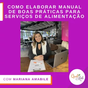 Imagem de capa para o Curso online Como elaborar Manual de Boas Práticas para Serviços de Alimentação