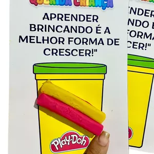 Imagem de capa para o Ebook Cartão lembrancinha massinha