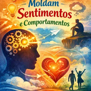 Imagem de capa para o Ebook Como os Pensamentos Influenciam Emoções e Comportamentos