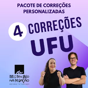 Imagem de capa para o Curso online Pacote 4 Correções de Redação UFU