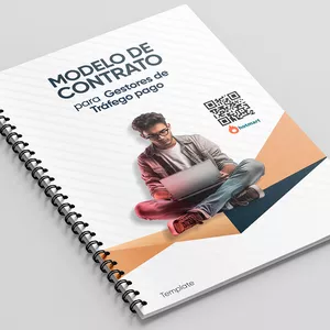 Imagem de capa para o Ebook Modelo de Contrato para Gestores de Tráfego Pago