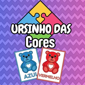 Imagem de capa para o Ebook Cards Cores- Ursinhos - Educação Especial