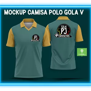 Imagem de capa para o Curso online Mockup em CorelDraw Gola Polo V Masculina x7
