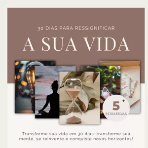 Imagem de capa para o Ebook 30 dias para ressignificar a sua vida