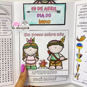 Imagem de capa para o Ebook Lapbook ” Povos Indígenas”