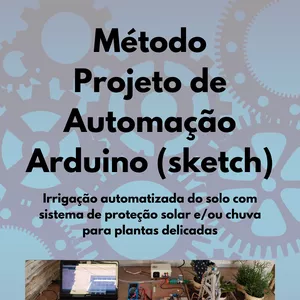 Imagem de capa para o Ebook Projeto Automação Arduino de Irrigação de Jardim