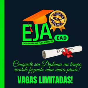 Imagem de capa para o Curso online EJA - Ensino Médio e  Fundamental para Jovens e Adultos