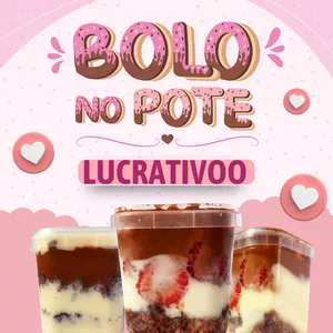 Imagem de capa para o Ebook BOLO NO POTE LUCRATIVO 