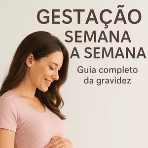 Imagem de capa para o Ebook Guia Gestação semana a semana
