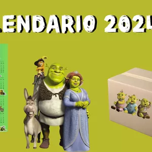 Imagen de portada para Ebook calendario de shrek 2024