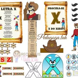 Imagem de capa para o Ebook KIT LETRA X